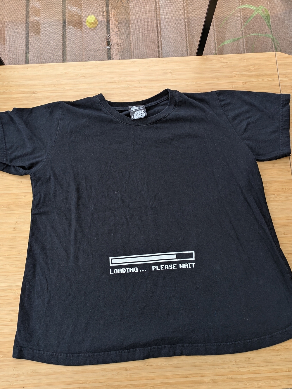 Thinkgeek Maternity "Loading... Please Wait" Graphic Tee